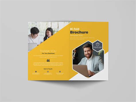 Bi-fold booklet template design inspiration