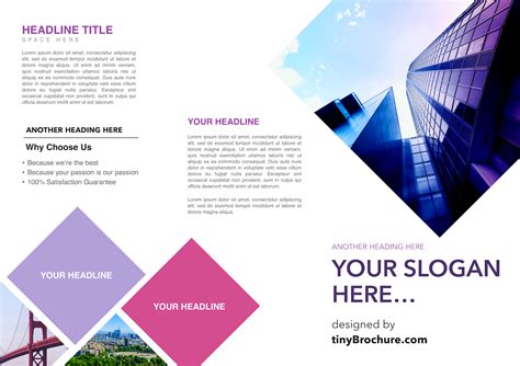 Bifold Brochure Template Google Docs Design Ideas