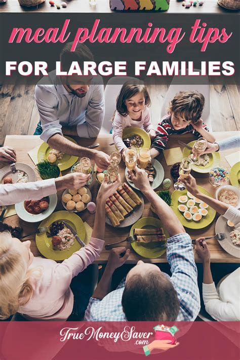 A family enjoying a meal together