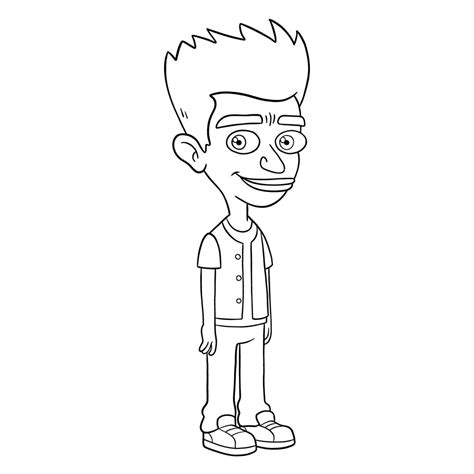 Big Mouth character sketch example