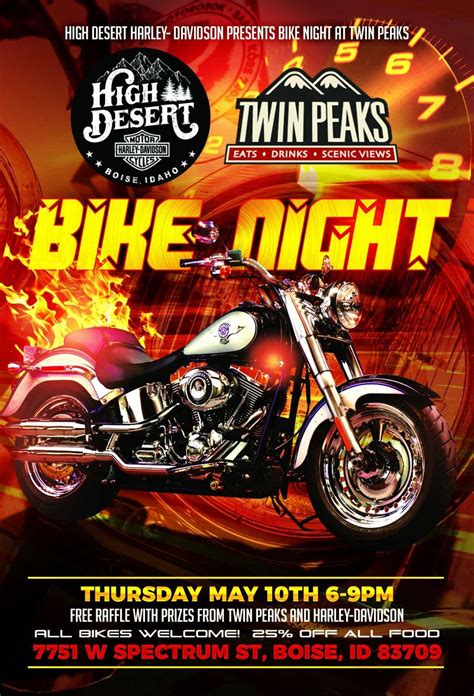 Bike Night Adventure Flyer Template