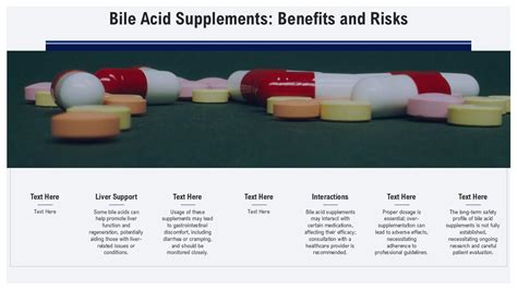 Bile acids supplements benefits