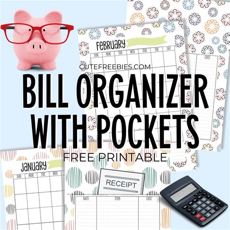 Bill Organization Printables