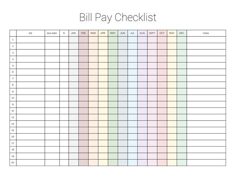 Bill Pay Template 1