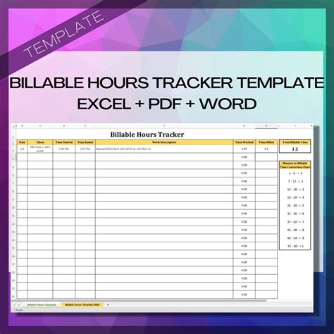 Billable Hours Tracker Template