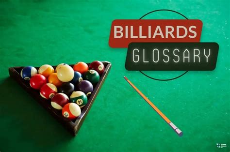 Billiards terms