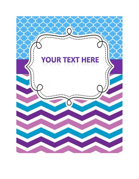 Binder Cover Templates for Events