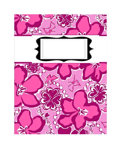 Binder cover templates