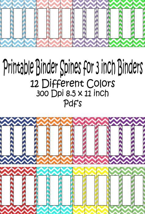 Binder Spine Template Design