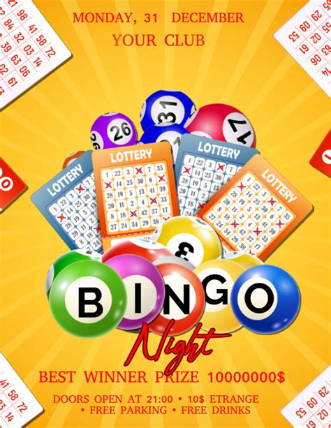 Bingo Flyer Design Elements