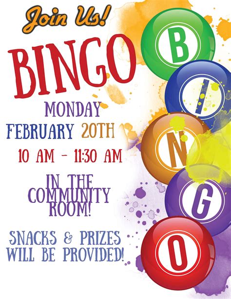 Bingo Flyer Template Design