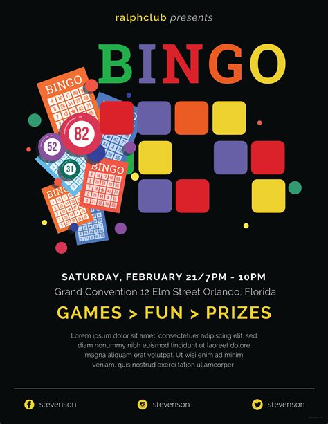 Bingo Flyer Template 4