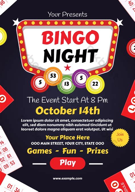 Bingo Night Flyer Template 10