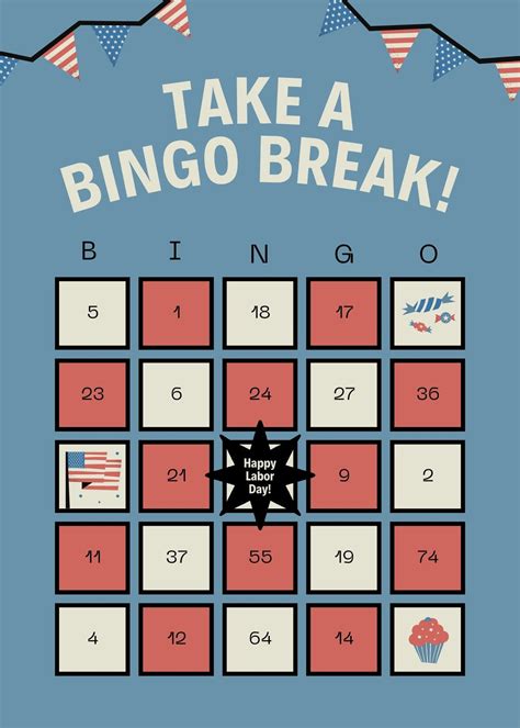 Designing a bingo template