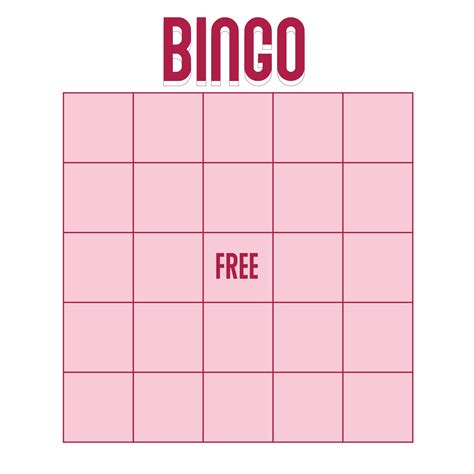 Templates for bingo games