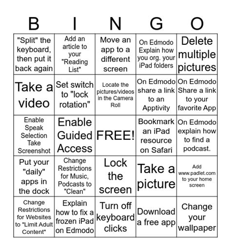 Bingo Template Tips and Tricks