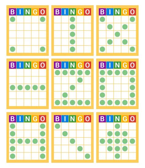 Bingo Template Variations