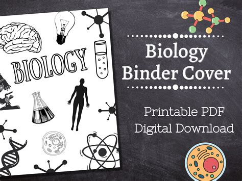 Biology Binder Cover Printable