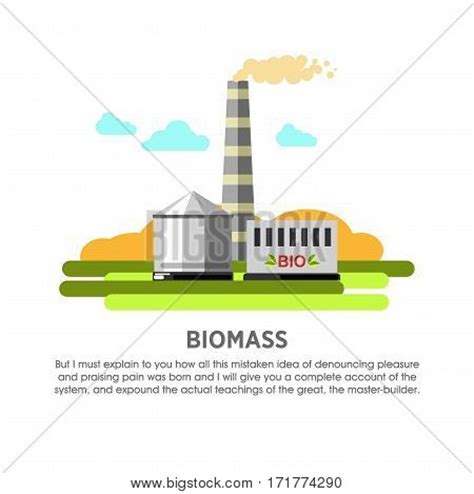 A biomass powerhouse generating renewable energy