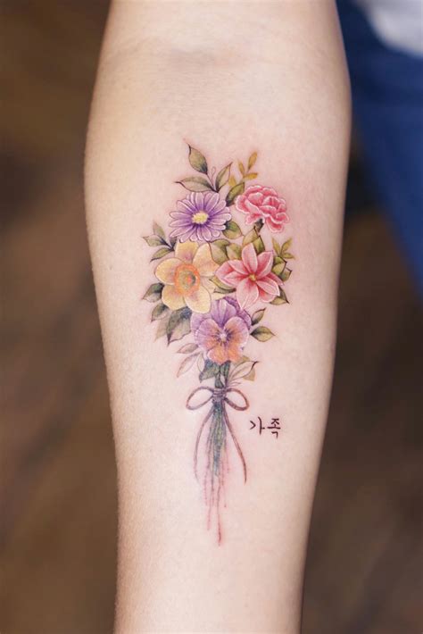 Birth flower tattoo ideas