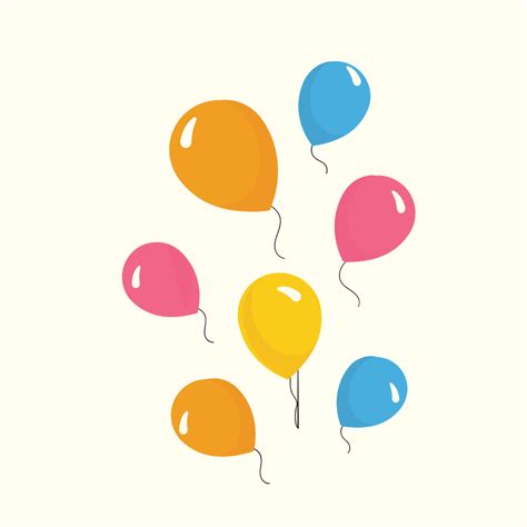 Birthday Balloons Template