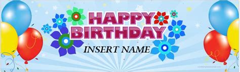 Birthday Banner Templates for Microsoft Word Free