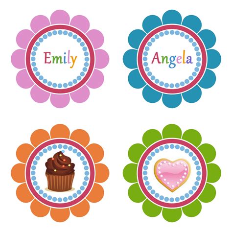 Birthday Cake Topper Template for Microsoft Word