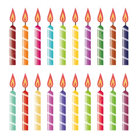 Birthday candles designs