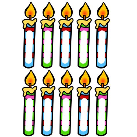 Birthday candles printable ideas