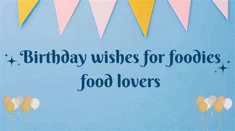 Birthday card for a foodie