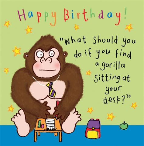 Birthday card humor