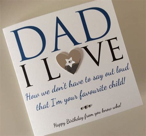 Birthday card ideas for dad from son