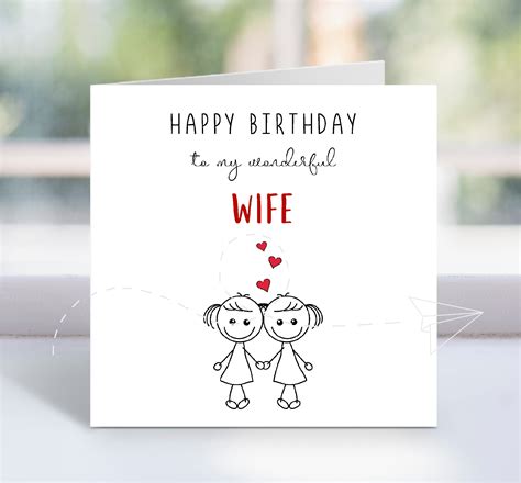 Birthday Card Ideas for Wife