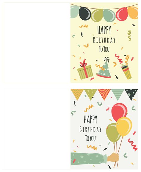 Birthday card printable 1