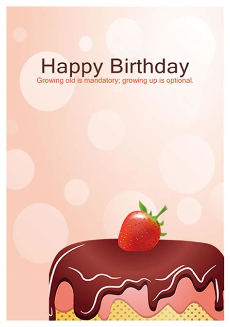 Birthday Card Template 10