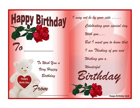 Birthday Card Template 2