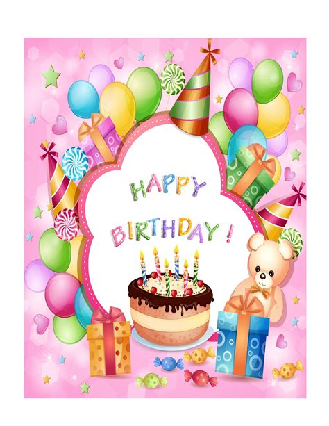 Birthday Card Template 3