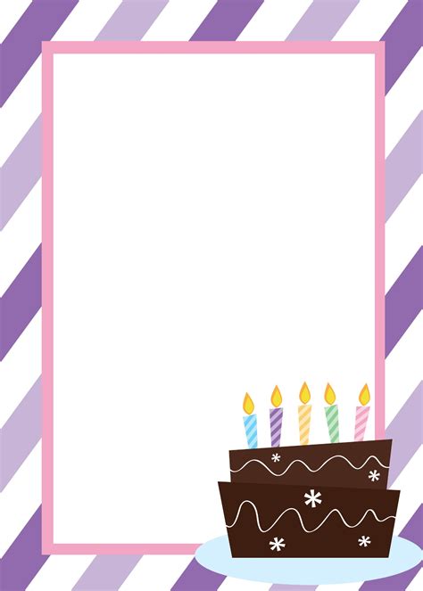 Birthday Card Template 7