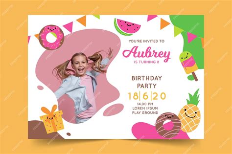 Birthday card template gallery