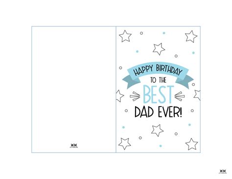 Birthday cards for dad templates