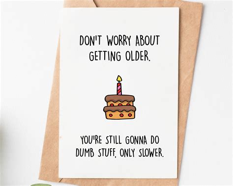 Birthday cards with sarcasm