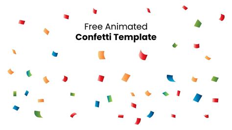 Birthday Confetti Template