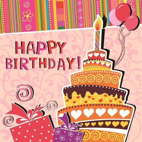 Birthday Greeting Card Template