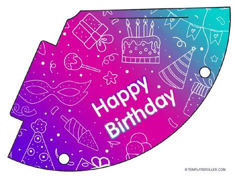 Birthday Hat Templates to Print