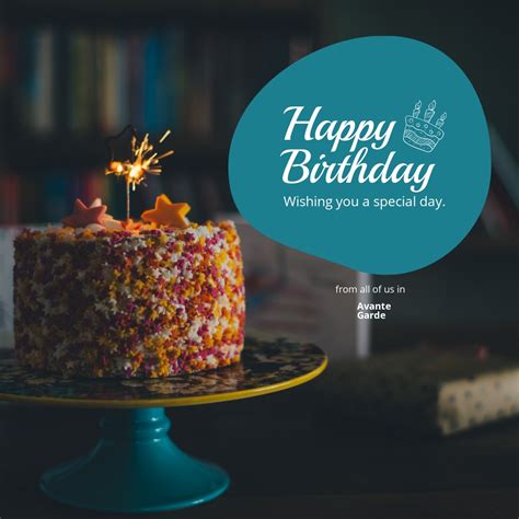 Birthday Instagram template design