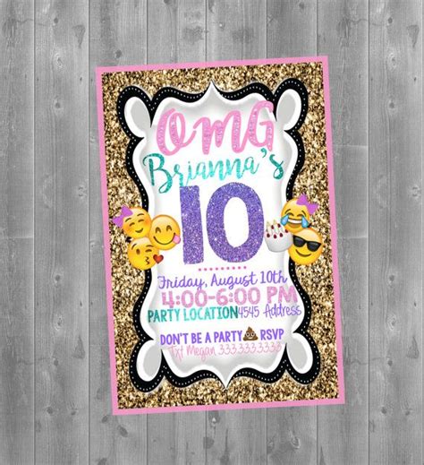 Birthday Invitation Designs Gallery