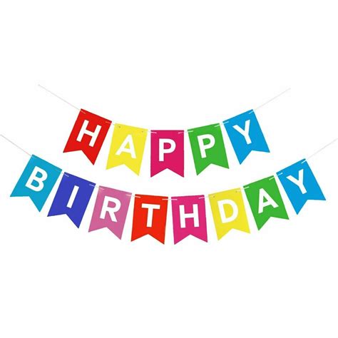 Birthday party banner