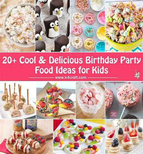 birthday party food ideas