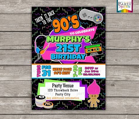 Birthday Party Invitations