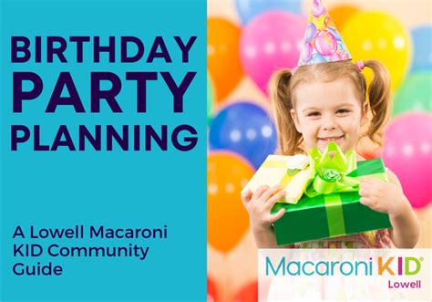 Birthday party planning gallery